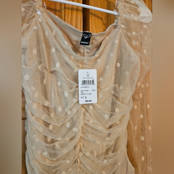 NWT Windsor mesh bodysuit Size Large - Picture 2 of 5